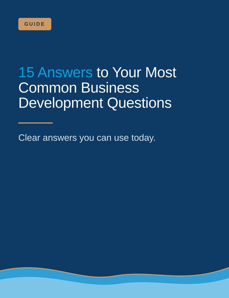 15 Answers to Your Most Common Business Development Questions
